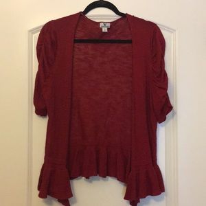 Worthington short sleeve cardigan